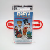 FROSTY THE SNOWMAN: WINTER WONDERLAND - IGS GRADED 9.5 BOX & 10.0 SEAL! NEW & Factory Sealed with Authentic H-Overlap Seam! (VHS)