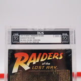 INDIANA JONES: RAIDERS OF THE LOST ARK - IGS GRADED 9.5 BOX & 9.5 SEAL! NEW & Factory Sealed with Authentic V-Overlap Seam! (VHS)