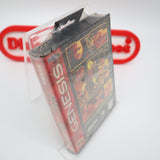 WWF RAW / WWE WRESTLING - NEW & Factory Sealed with Authentic V-Overlap Seam! (Sega Genesis)