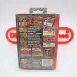 WWF RAW / WWE WRESTLING - NEW & Factory Sealed with Authentic V-Overlap Seam! (Sega Genesis)
