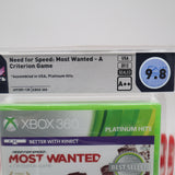 NFS / NEED FOR SPEED: MOST WANTED CRITERION  - WATA GRADED 9.8 A++! NEW & Factory Sealed! (XBox 360)