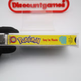 POKEMON: HANG TEN, PIKACHU - IGS GRADED 8.5 BOX & 9.0 SEAL! NEW & Factory Sealed with Authentic V-Overlap Seam! (VHS)