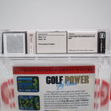 GREG NORMAN'S GOLF POWER - WATA GRADED 9.2 B+! NEW & Factory Sealed with Authentic H-Seam! (NES Nintendo)