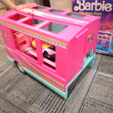 VINTAGE 1989 MATTEL BARBIE WESTERN FUN MOTOR HOME WITH BOX!
