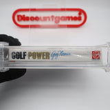 GREG NORMAN'S GOLF POWER - WATA GRADED 9.2 B+! NEW & Factory Sealed with Authentic H-Seam! (NES Nintendo)