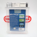 INFILTRATOR - WATA GRADED 9.2 A++! NEW & Factory Sealed with Authentic H-Seam! (NES Nintendo)