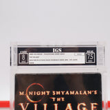M. NIGHT SHYAMALAN'S: THE VILLAGE - IGS GRADED 8 NM BOX & 7.5 SEAL! NEW & Factory Sealed with Authentic H-Overlap Seam! (VHS)