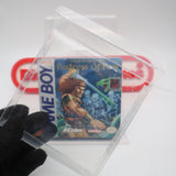WIZARDS & WARRIORS X: FORTRESS OF FEAR - NEW & Factory Sealed with Authentic H-Seam! (Game Boy Original)