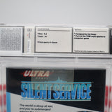 SILENT SERVICE - WATA GRADED 9.2 A+! NEW & Factory Sealed with Authentic H-Seam! (NES Nintendo)