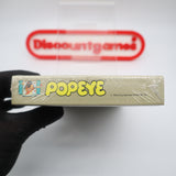 POPEYE (UPSIDE-DOWN BOX BACK) - NEW & Factory Sealed with Authentic 3-Sided Seal! (Atari 400 / 800)