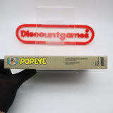 POPEYE (UPSIDE-DOWN BOX BACK) - NEW & Factory Sealed with Authentic 3-Sided Seal! (Atari 400 / 800)