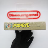 POPEYE (UPSIDE-DOWN BOX BACK) - NEW & Factory Sealed with Authentic 3-Sided Seal! (Atari 400 / 800)