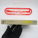 POPEYE (UPSIDE-DOWN BOX BACK) - NEW & Factory Sealed with Authentic 3-Sided Seal! (Atari 400 / 800)