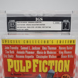 PULP FICTION - IGS GRADED 8.5 BOX & 7.0 SEAL! NEW & Factory Sealed with Authentic 3-Sided Seam! (VHS)