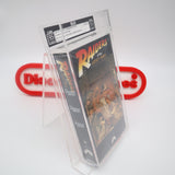 INDIANA JONES: RAIDERS OF THE LOST ARK - IGS GRADED 9.5 BOX & 9.5 SEAL! NEW & Factory Sealed with Authentic V-Overlap Seam! (VHS)