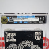 BRUCE LEE: RETURN OF THE DRAGON - IGS GRADED 7.5 BOX & 6.0 SEAL! NEW & Factory Sealed with Authentic V-Overlap Seam! (VHS)