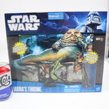 STAR WARS JABBA'S THRONE - WALMART EXCLUSIVE + OOLA FIGURE - NEW Authentic & Factory Sealed!