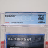 RESIDENT EVIL: VILLAGE - CGC GRADED 9.8 A++! NEW & Factory Sealed! (PS5 PlayStation 5)