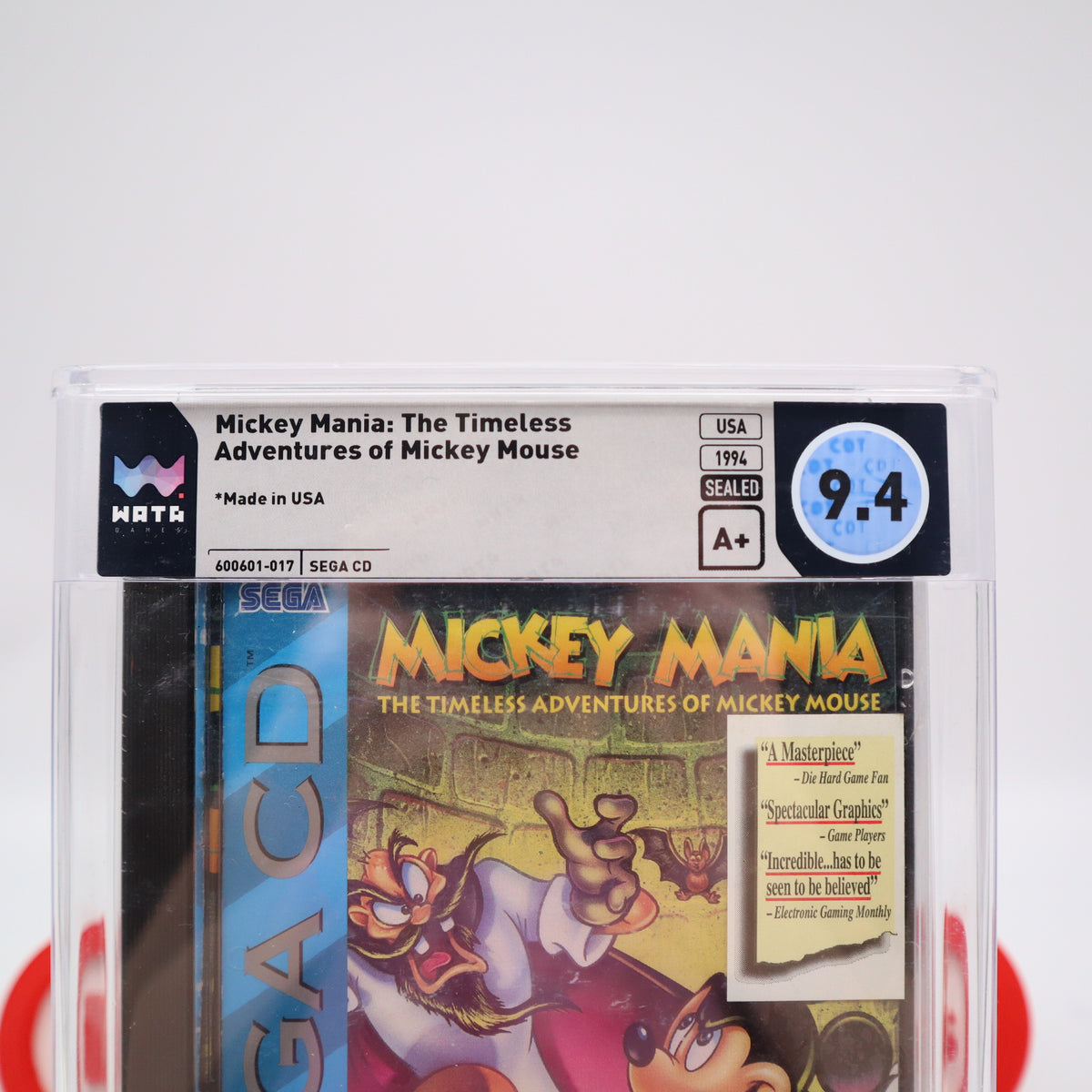 MICKEY MANIA: THE TIMELESS ADVENTURES OF MICKEY MOUSE - WATA GRADED 9. –  DiscountGamesOnline