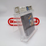 WARREN DAVIS AUTOGRAPHED Q*BERT - WATA GRADED 6.0 CARTRIDGE! (NES Nintendo)