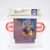 AUTOGRAPHED MAGIC JOHNSON'S FAST BREAK - WATA GRADED 7.0 CARTRIDGE! (NES Nintendo)