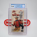 THE WAR WAGON - JOHN WAYNE - CGC GRADED 9.4 A+! NEW & Factory Sealed with Authentic V-Overlap Seam! (VHS)