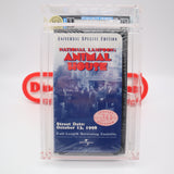 NATIONAL LAMPOON'S ANIMAL HOUSE SCREENER - IGS GRADED 9.0 BOX & 7.5 SEAL! NEW & Factory Sealed with Authentic V-Overlap Seam! (VHS)