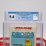 STAR WARS: DROIDS - THE LAST PRINCE - CGC GRADED 9.4 A++! NEW & Factory Sealed with Authentic V-Overlap Seam! (VHS)