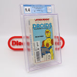 STAR WARS: DROIDS - THE LAST PRINCE - CGC GRADED 9.4 A++! NEW & Factory Sealed with Authentic V-Overlap Seam! (VHS)