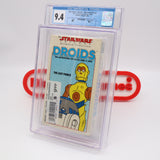 STAR WARS: DROIDS - THE LAST PRINCE - CGC GRADED 9.4 A++! NEW & Factory Sealed with Authentic V-Overlap Seam! (VHS)