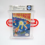 TO THE EARTH - LIGHT ZAPPER GAME - WATA GRADED 7.5 B! NEW & Factory Sealed with Authentic H-Seam! (NES Nintendo)