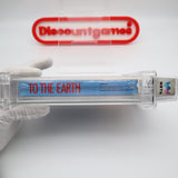 TO THE EARTH - LIGHT ZAPPER GAME - WATA GRADED 7.5 B! NEW & Factory Sealed with Authentic H-Seam! (NES Nintendo)