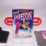 HEAVY SHREDDIN' / SHREDDING - Complete In Box with Extras - CIB! (NES Nintendo)