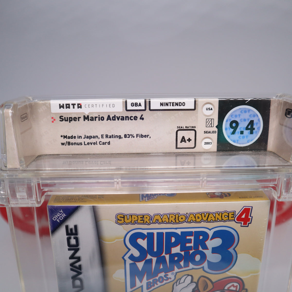 Super Mario Bros 3 Wata 9.6 Sealed A+ Pal Nintendo Gameboy Advance 4 Pop 1  45496733384