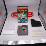 CAESARS PALACE / CAESAR'S - Complete In Box - BLOCKBUSTER STICKERS - CIB! (NES Nintendo)