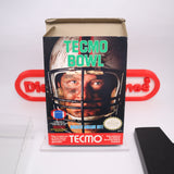 TECMO BOWL (The Original!) - Complete In Box - CIB! (NES Nintendo)