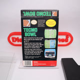 TECMO BOWL (The Original!) - Complete In Box - CIB! (NES Nintendo)