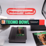 TECMO BOWL (The Original!) - Complete In Box - CIB! (NES Nintendo)