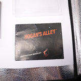 HOGAN'S ALLEY - BLACK BOX GAME - UNPUNCHED HANGTAB, 5 Screw, No Rev-A, 1 Code, Round SOQ! Complete In Box - CIB! (NES Nintendo)