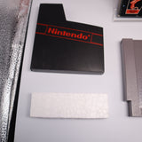 HOGAN'S ALLEY - BLACK BOX GAME - UNPUNCHED HANGTAB, 5 Screw, No Rev-A, 1 Code, Round SOQ! Complete In Box - CIB! (NES Nintendo)