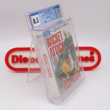 RACKET ATTACK - EARLY Print with "1 or 2 Player" CGC GRADED 8.5 B! NEW & Factory Sealed with Authentic H-Seam! (NES Nintendo)