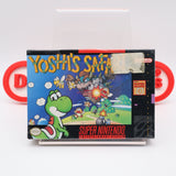 YOSHI'S SAFARI - NEW & Factory Sealed with Authentic V-Seam! (SNES Super Nintendo)