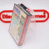 TECMO SUPER NBA BASKETBALL - NEW & Factory Sealed with Authentic Tube Seal! (Sega Genesis)