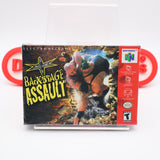WCW BACKSTAGE ASSAULT WRESTLING - NEW & Factory Sealed with Authentic V-Overlap Seam! (N64 Nintendo 64)