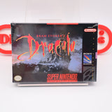 BRAM STROKER'S DRACULA - NEW & Factory Sealed with Authentic V-Seam! (SNES Super Nintendo)