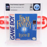 FINAL FANTASY LEGEND II 2 - WATA GRADED 9.6 A+! NEW & Factory Sealed with Authentic H-Seam! (Game Boy Original)