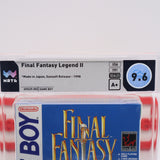 FINAL FANTASY LEGEND II 2 - WATA GRADED 9.6 A+! NEW & Factory Sealed with Authentic H-Seam! (Game Boy Original)