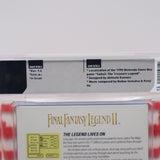 FINAL FANTASY LEGEND II 2 - WATA GRADED 9.6 A+! NEW & Factory Sealed with Authentic H-Seam! (Game Boy Original)