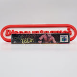 WCW BACKSTAGE ASSAULT WRESTLING - NEW & Factory Sealed with Authentic V-Overlap Seam! (N64 Nintendo 64)