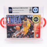 KOBE BRYANT IN NBA COURTSIDE - WATA GRADED 8.5 A+! NEW & Factory Sealed! (Nintendo 64 N64)